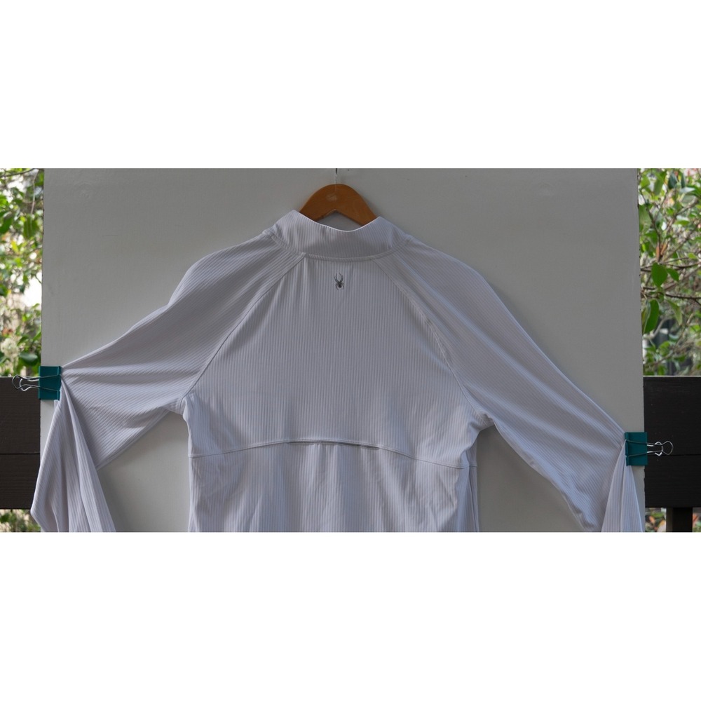 Spyder Active 1/4 Zip Athletic Pullover Women's White Size L - Picture 7 of 8